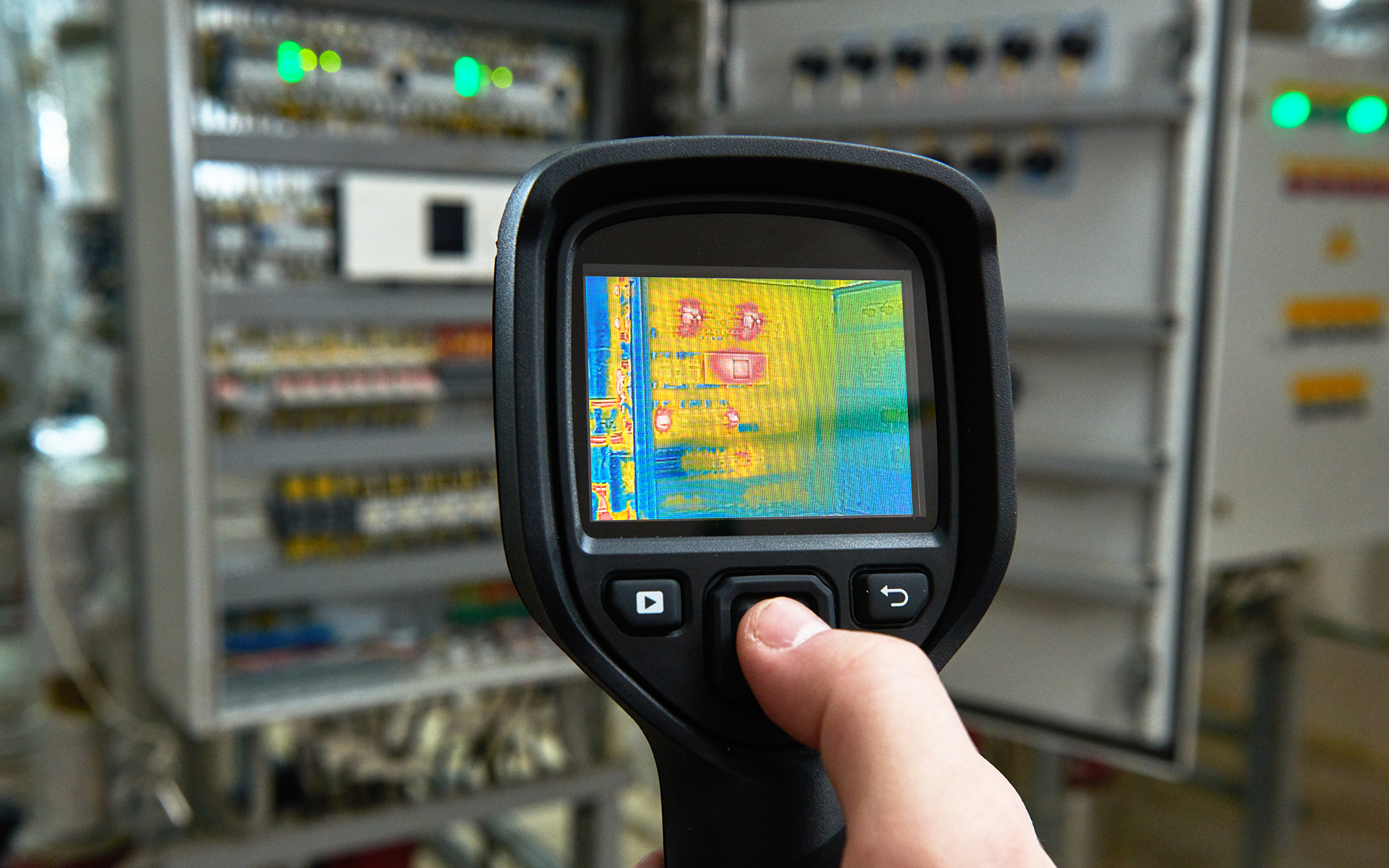 electrical thermal imaging of hots spots in mechanical servives HVAC control Switchboard Melbourne