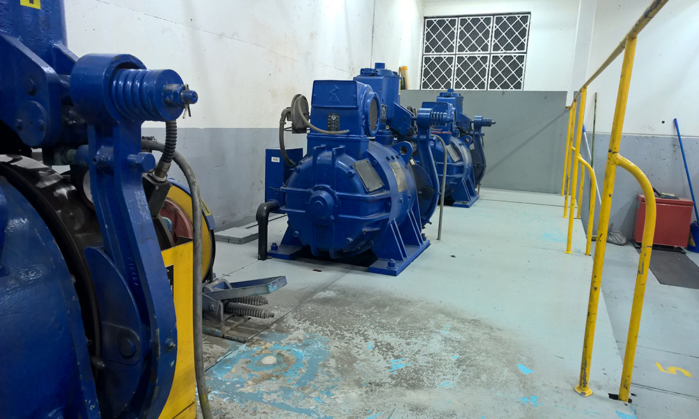 Unsupervised Buildings - elevator machine room on the roof of a commercial property building in melbourne