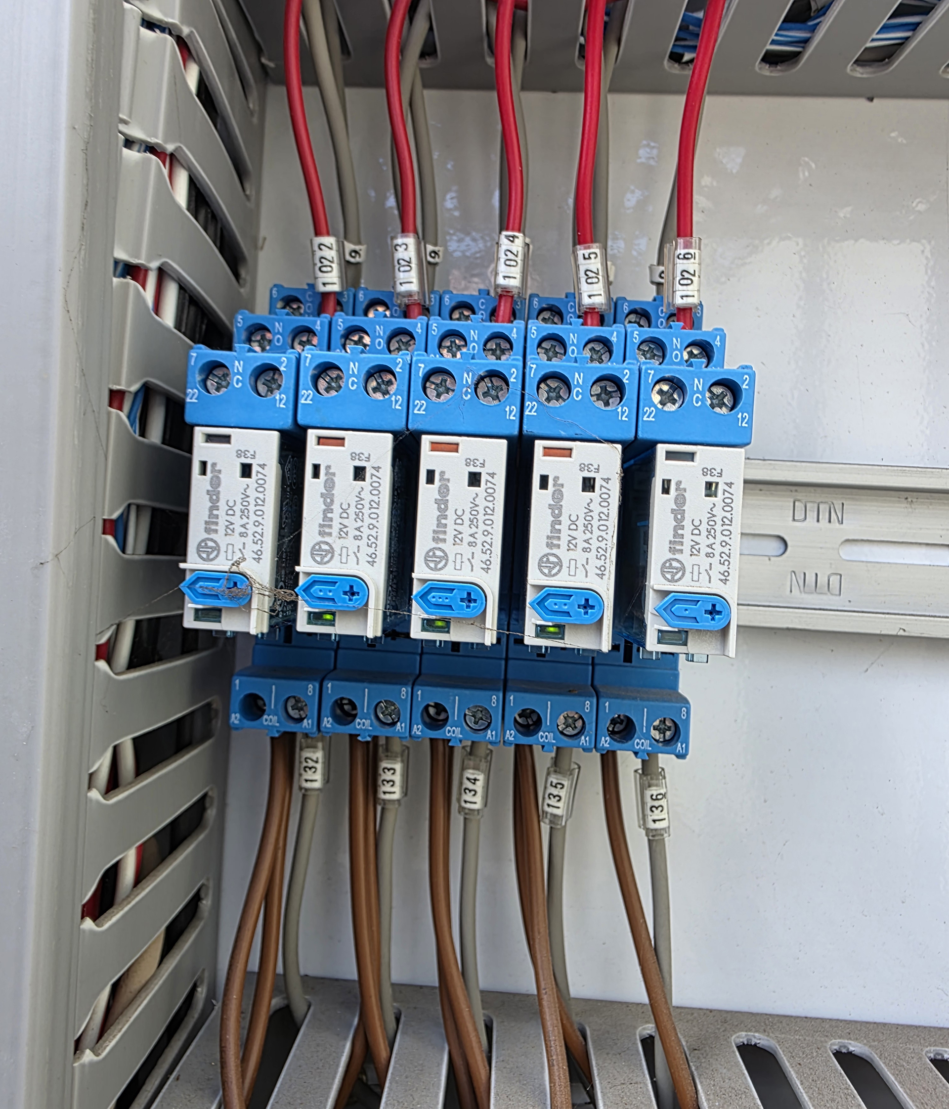 HVAC Monitoring for Unsupervised Buildings - Mechanical Services HVAC Mechanical switchboard in Sydney Commercial Building serving low level interface between fan control and the Airhandling unit on lower levels in hospital plant room