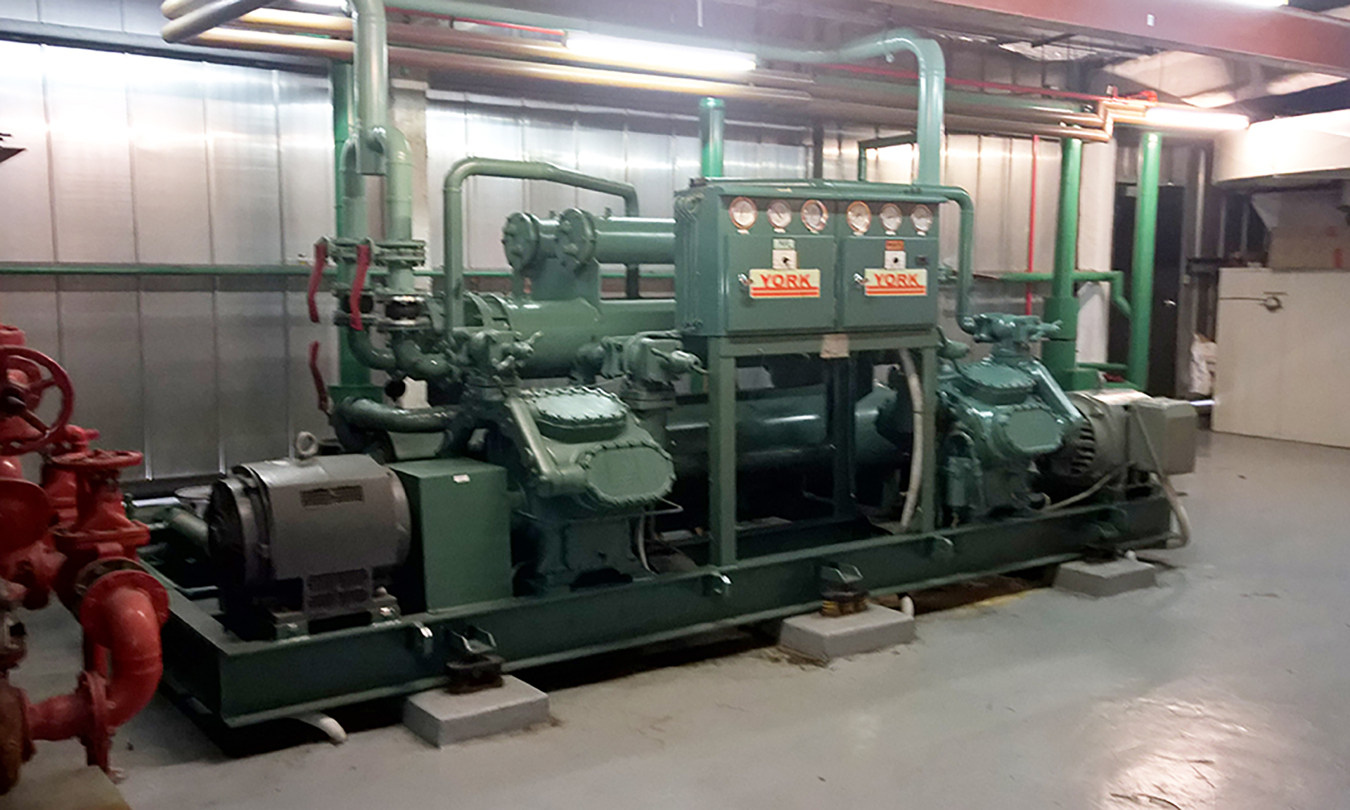 Chiller Monitoring & Control for Unsupervised Buildings - receiprecating chiller, serving a commercial property in Chatswood just outside Sydney;
