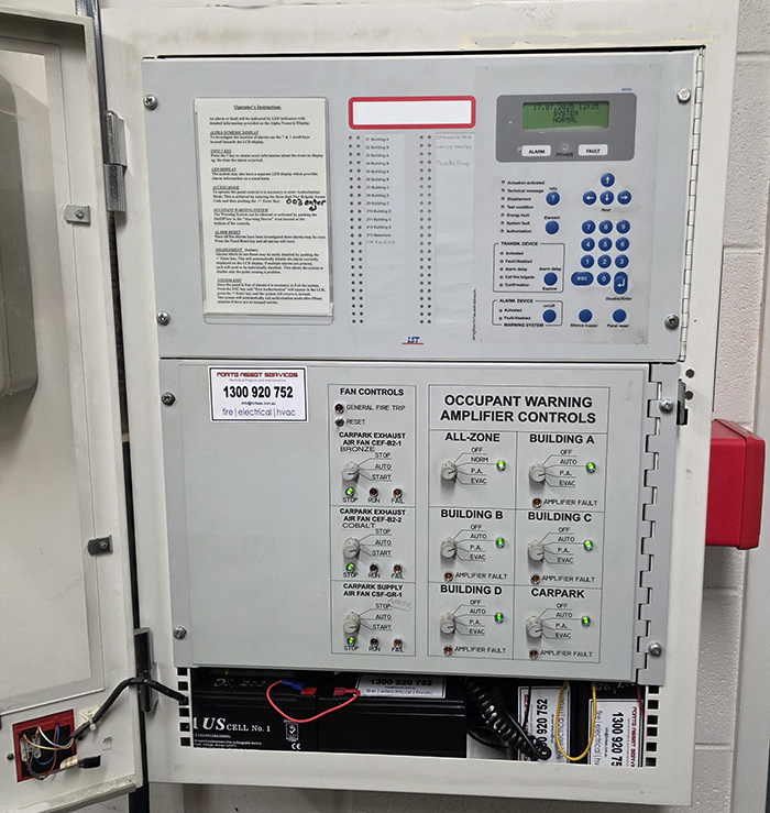 Older Honeywell Fire Indication Panel due for an upgraded. this panel is 2001 instalaltion, upgrading to 2025.