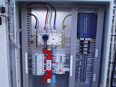 Switchboard with BMS Controllers installed