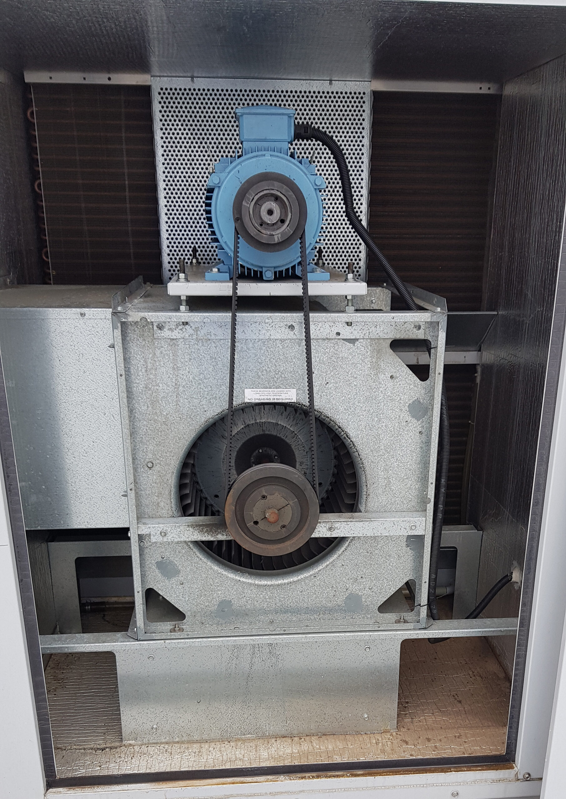 Fan coil unit for a shopping centre serving the Fixed asset for the tenant for their HVAC systems