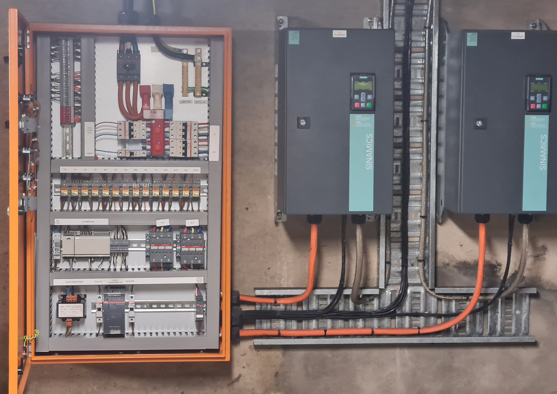 MSSB switchboard and Siemens SD 2 variable Speed Drive fixed HVAC assets for a commercial building in Sydney