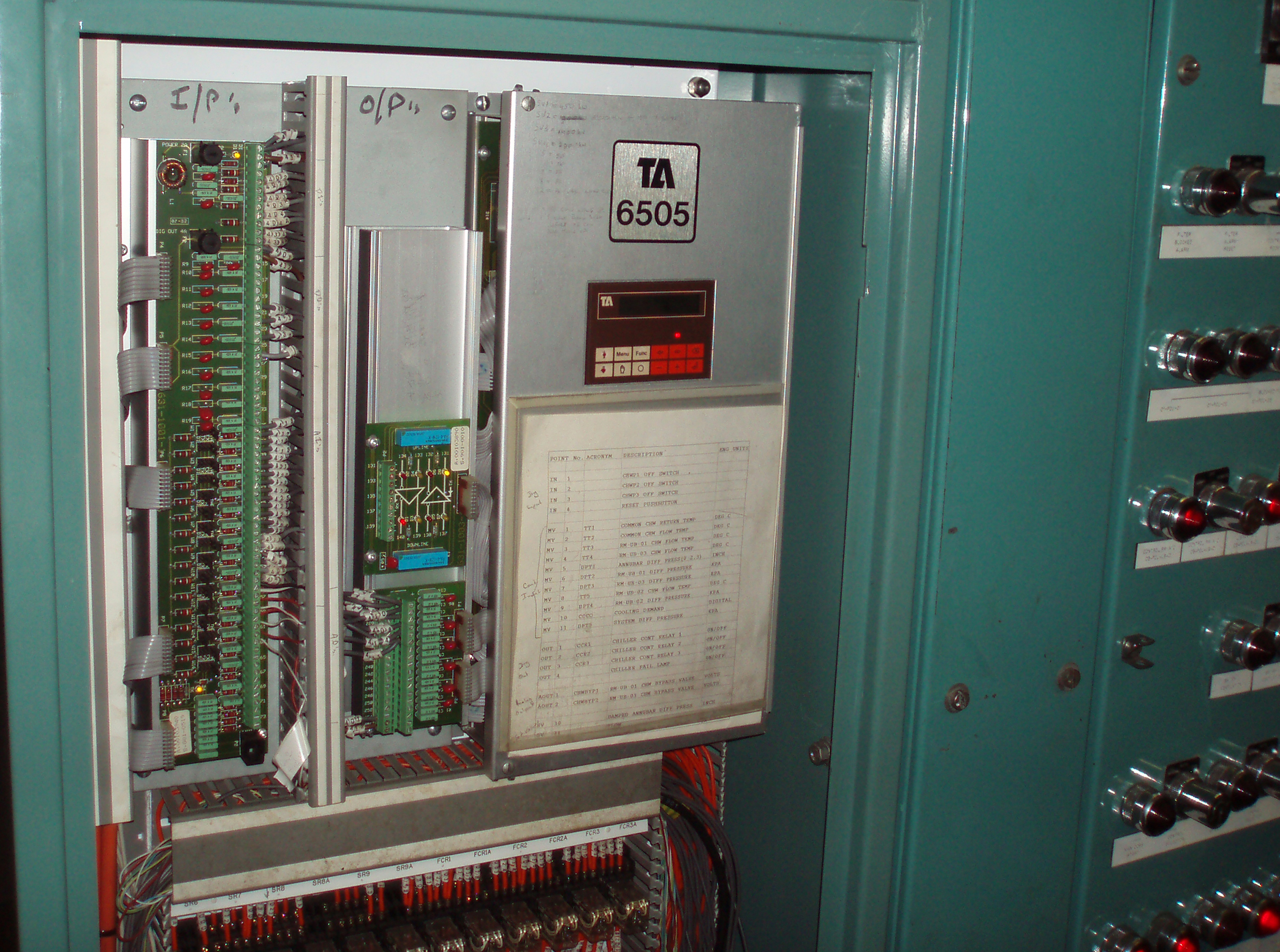 Older Tour & Andersson TA 6505 digital BMS controller using proprietary RS-485 communications in an existing Sydney commercial building.